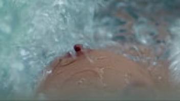 Nude tits, ass, and nipples belonging to Maria Bakalova (BORAT 2) - TRANSGRESSION - topless, moist boobs,............................??????