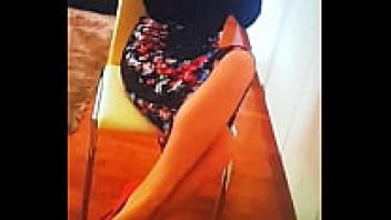 With her lovely legs, my English teacher, Ms. Brebou, makes me feel really hot.