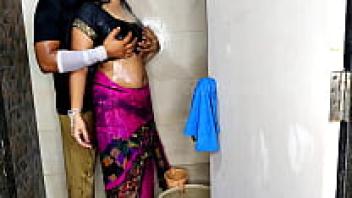 Komal takes pleasure in taking a bath with her hubby.