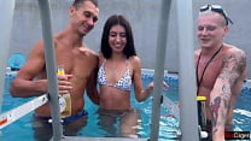 Creampie and The Pool Rough Sex are responsible for the Crazy Gangbang Party.
