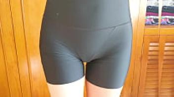adored Step Sister Wearing Leggings Following Yoga - Beginning of Part 1