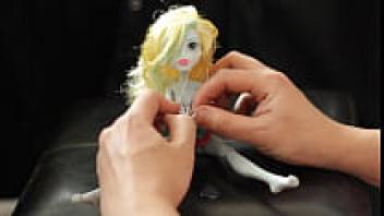 There are 19 times that the gorgeous Lagoona doll from Monster High gets drenched in CUM.