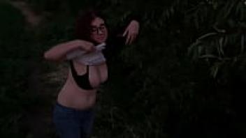 If she wants to be loved, the naughty young hot girl with enormous tits skips school.