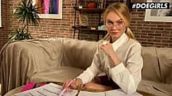 DOEGIRLS - (Nancy A) - Student Who Is Mischievous Gets Horny After completing their homework