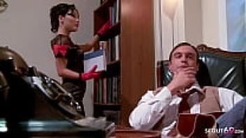 Parody Porn featuring Big Dick Boss and Asian Secretary Asa Akira in love at work