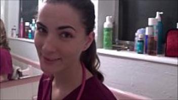 Molly Jane, a hot nurse stepmother, allows her to have sex. Family therapy