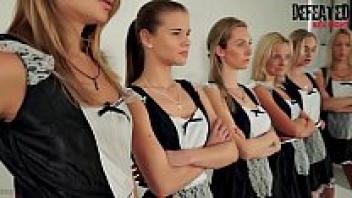 Orgy Sexfight Between Six Girls for the Alpha Female Maid