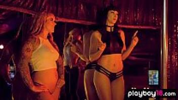 Wondering Kate Quigley went to a karaoke bar that featured striptease.