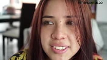 A Colombian webcam model shares her sexual fantasies with us before engaging in extreme masturbation.