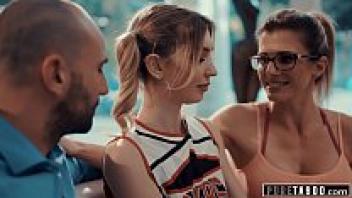 PURE TABOO Cheerleader c. Into Sex with Coach and Her Husband.