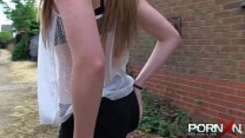 Samantha Bentley in Public with a Busty Natural Milf
