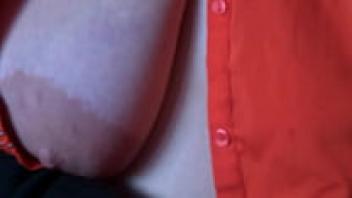 I flaunt my breasts.