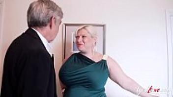 Providing Nasty Blowjob, AgedLovE Busty Mature