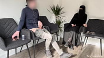 Dick Flash in Public at a Hospital Waiting Room! Before the meeting, a beautiful Muslim stranger girl helped me obtain a sperm sample after catching me jerking off in a hospital.