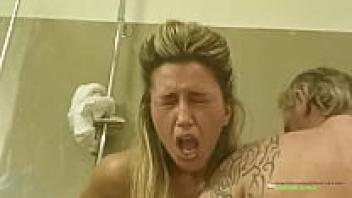 In a hotel bathroom, a stepfather adores his stepdaughter!The last Creampie: she's not on the pill (CONSENSUAL ROLEPLAY: INTRO ENDS at 1:45) is the most painful and rough love ever.