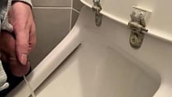 I urinated in a urinal.