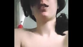 Homemade amateur girlfriend with tiny tits who adores and sucks
