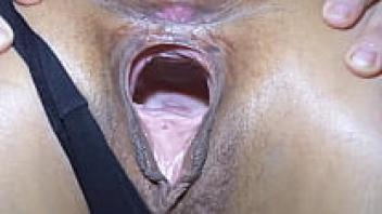 Yoga sessions ended with Kristina Babe's lengthy masturbating and large pussy openings.