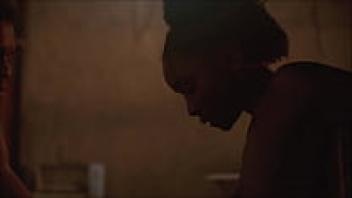 Black actress KiKi Layne topless: IF BEALE STREET COULD TALK: nude boobs, nipples, tits, and sex