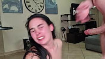 Face-love her, smack her, and spit on her. She must be made to feel ashamed. In the mouth, cum