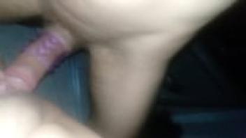 Close-up of an amateur couple in a car