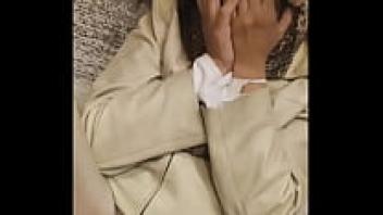 Wife who cheats urinating in her pantyhose
