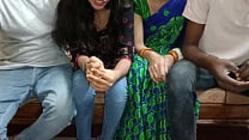 Best friend exchange, wife swapping, and a first-time foursome's love for Hindi porn