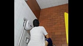 snooping on the restroom