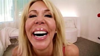 ERICA LAUREN Cougar MILF Cum Swallow and Huge Cock POV Blowjob