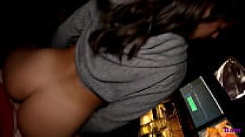 Behind-the-scenes amateur model