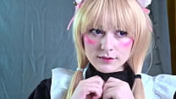 Vanilla Nekopara satisfies her ass and pussy - SpookyBoogie, a cosplay amateur gamer