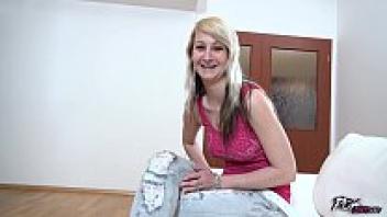 A shy first-time girl's blowjob and sex from a povbitch's point of view