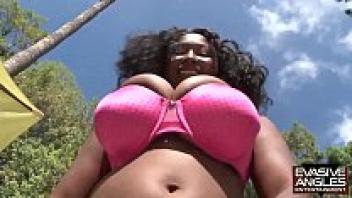 EVASIVE ANGLES SC 4: Big Butt Black Girls Riding Bikes Together, two extremely experienced pornstars