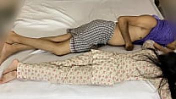 My mother-in-law and I shared a bed and spent the entire night in love.