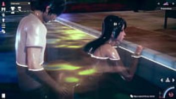 Latinas adored swimming pools.