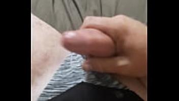 A lustful boy wearing his girlfriend's underwear