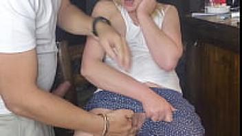 Making my stepsister oogly after a night out by fingering her