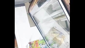 Upskirt in the store